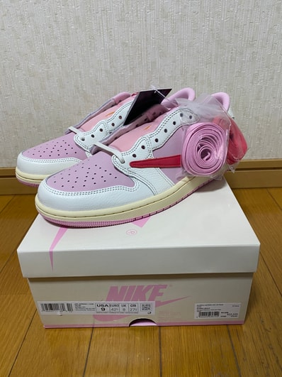 Travis Scott × Nike Air Jordan 1 Retro Low OG "Sail/Tropical Pink"