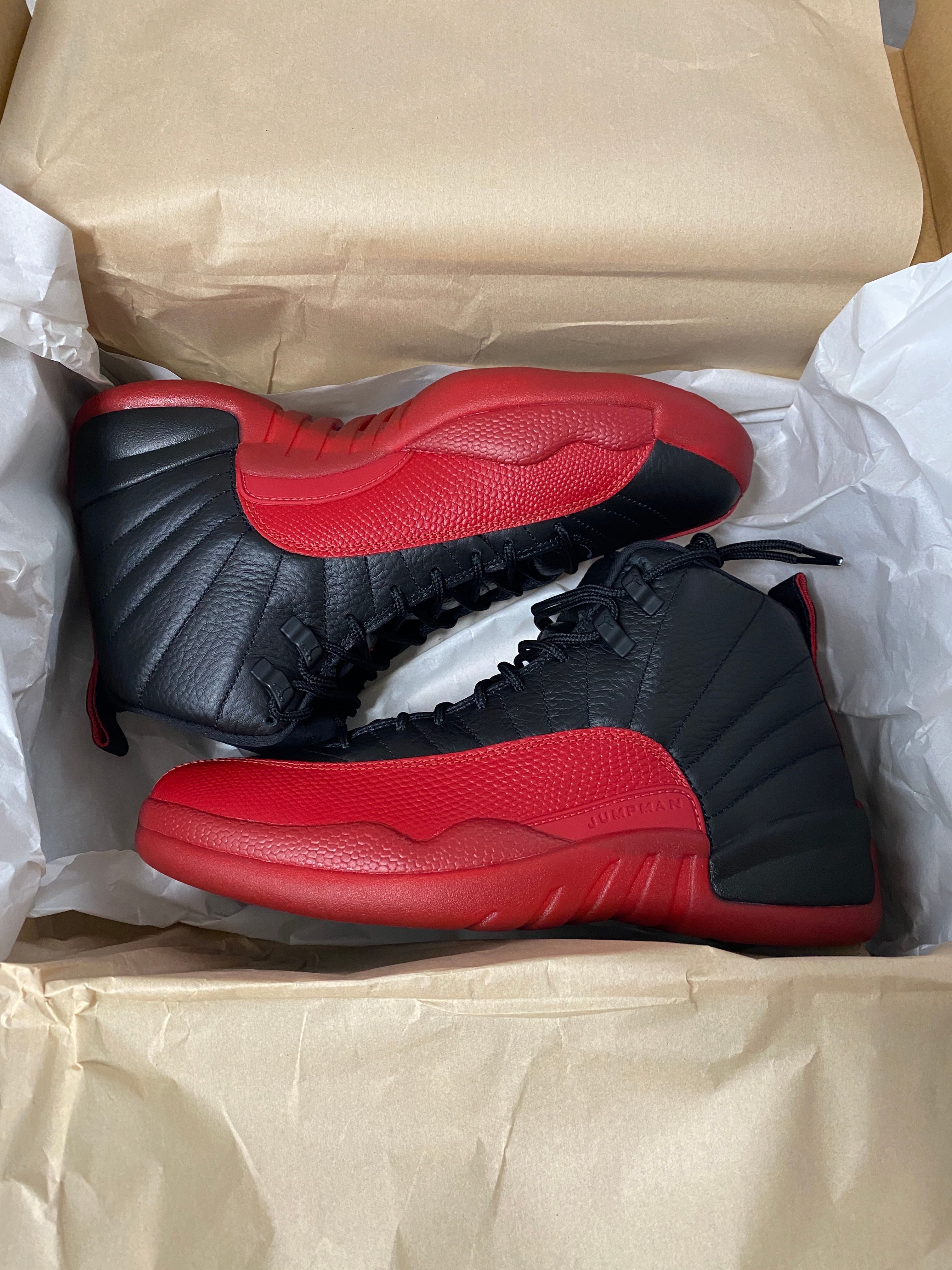 Nike Air Jordan 12 Retro "Flu Game/Black and Varsity Red" (2025)