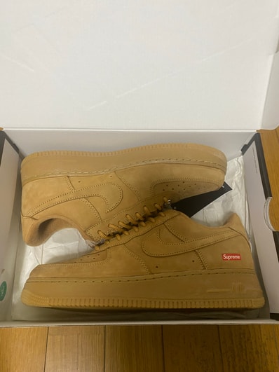 Supreme × Nike Air Force 1 Low "Flax/Wheat"