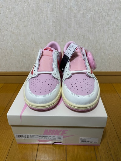 Travis Scott × Nike Air Jordan 1 Retro Low OG "Sail/Tropical Pink"