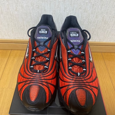 SKEPTA × NIKE AIR MAX TAILWIND V "BLACK/CHROME RED"