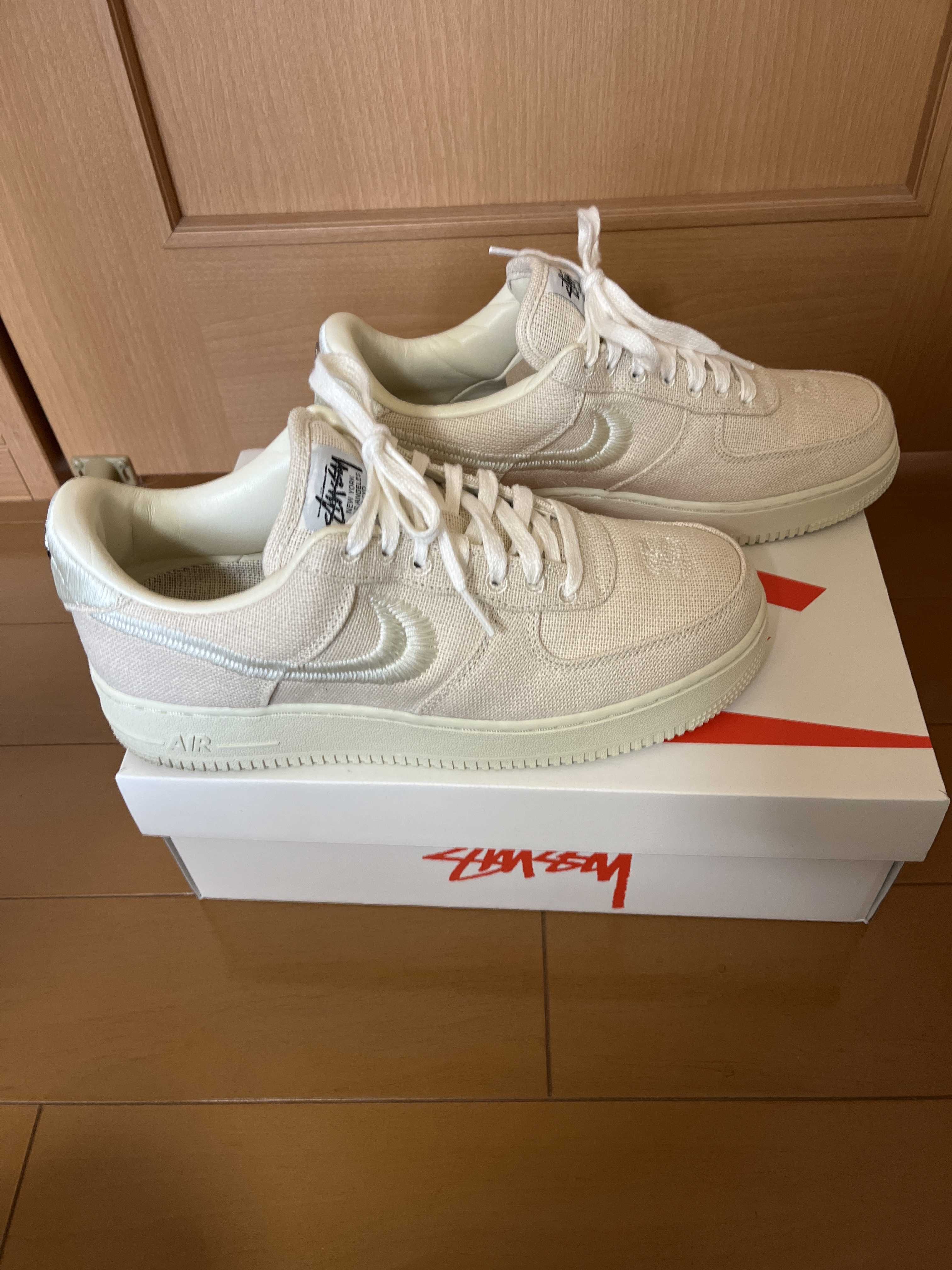 Stussy × Nike Air Force 1 Low "Fossil Stone"