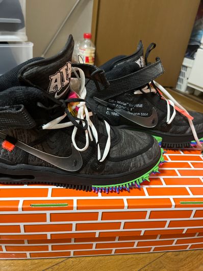 Off-White × Nike Air Force 1 Mid "Black"