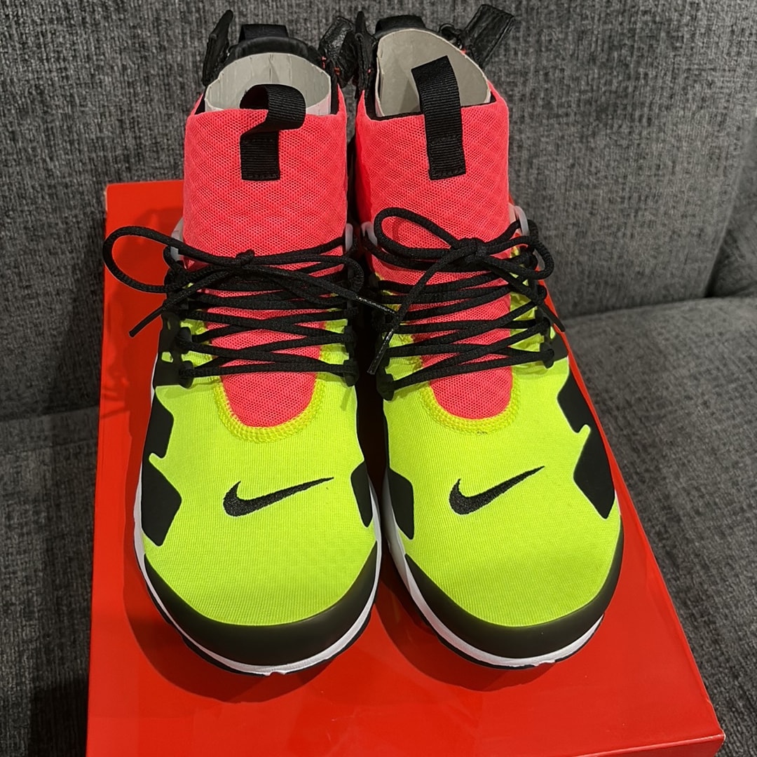 ACRONYM × Nike Air Presto Mid "Hot Lava"