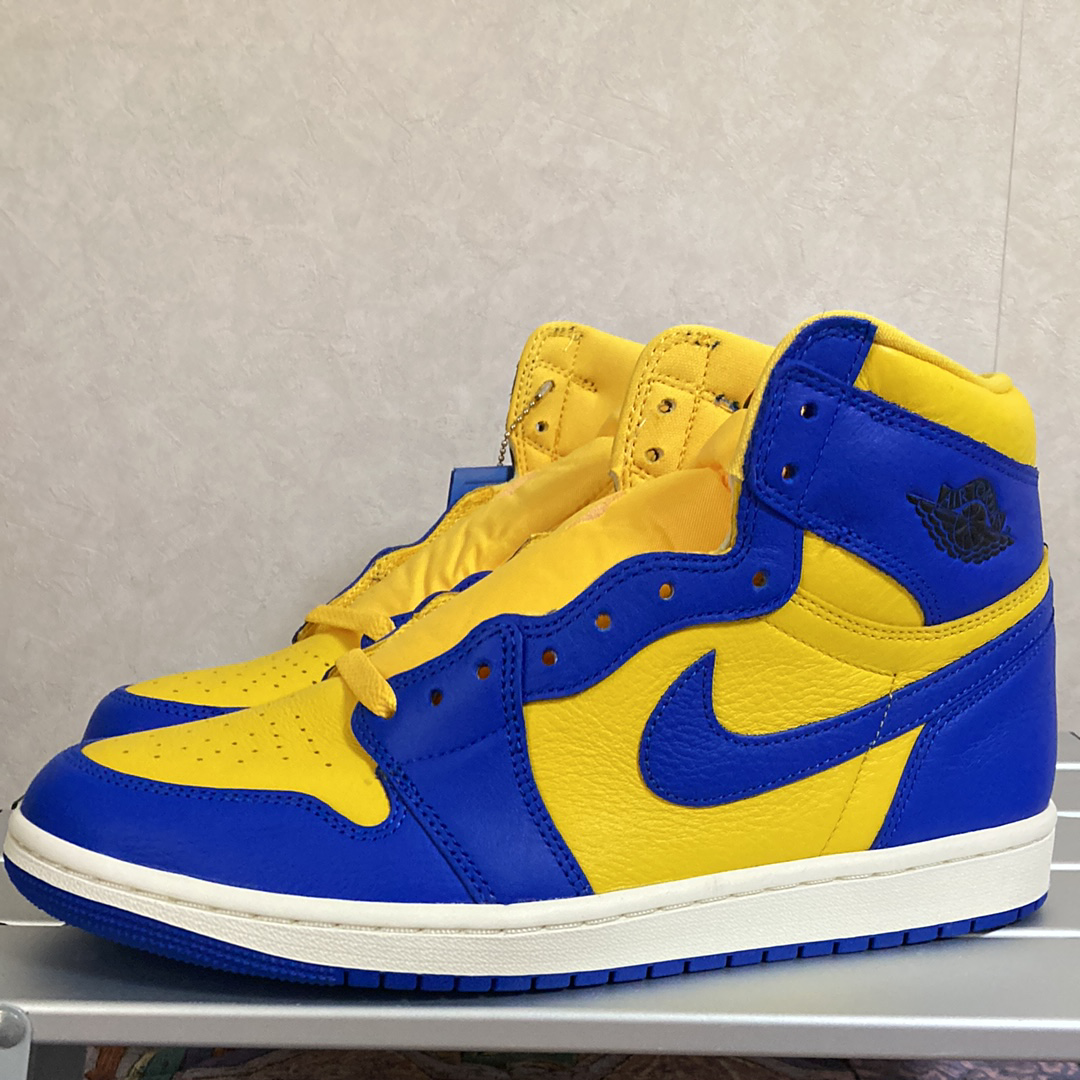 Nike Women's Air Jordan 1 High OG "Game Royal and Varsity Maize"