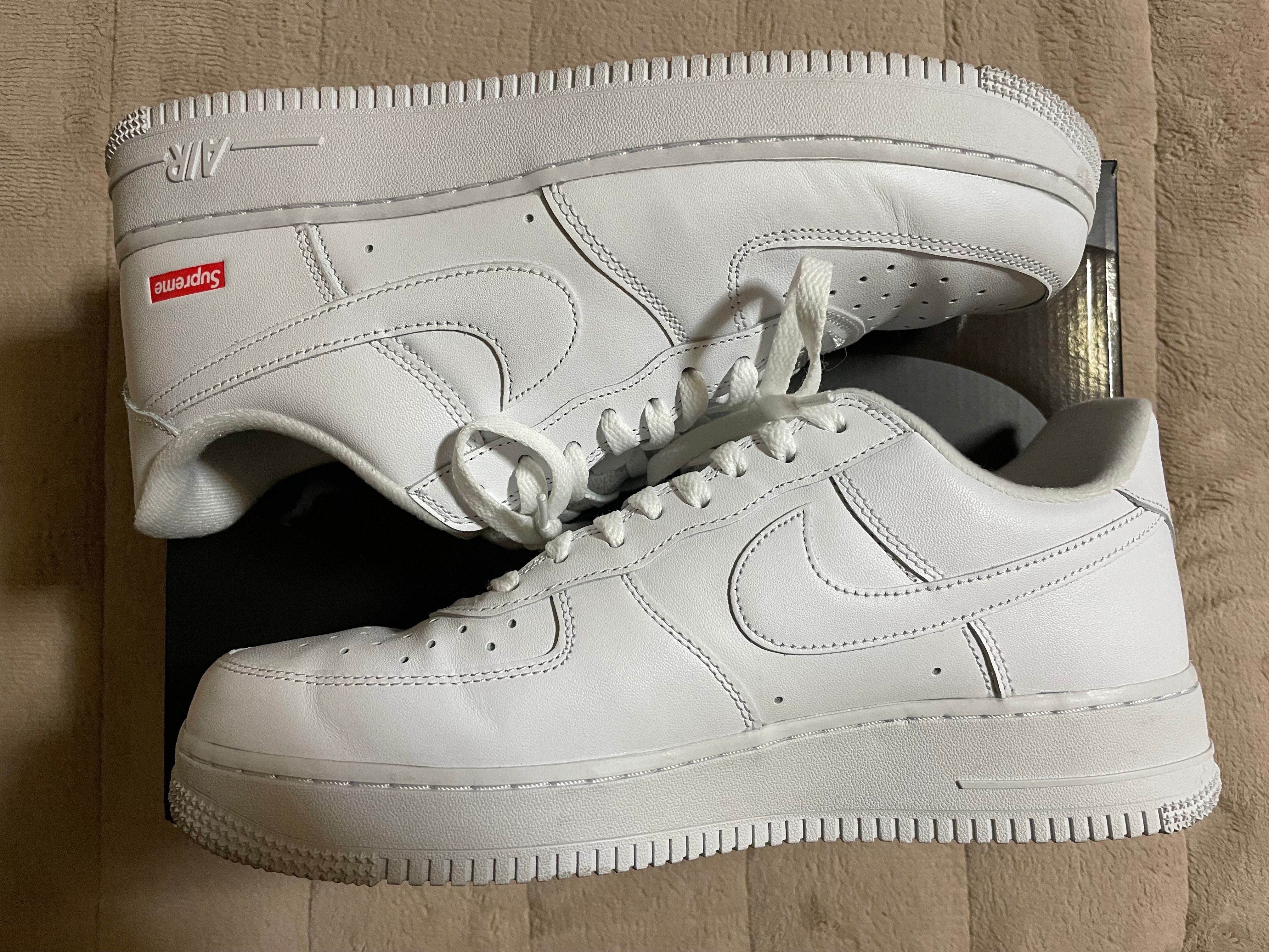 Supreme × Nike Air Force 1 Low "White"