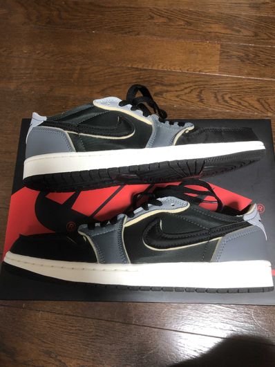 Nike Air Jordan 1 Low OG EX "Black and Smoke Grey"