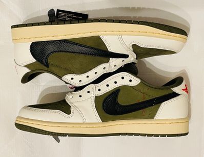 Travis Scott × Nike Air Jordan 1 Low OG SP "Reverse Olive"