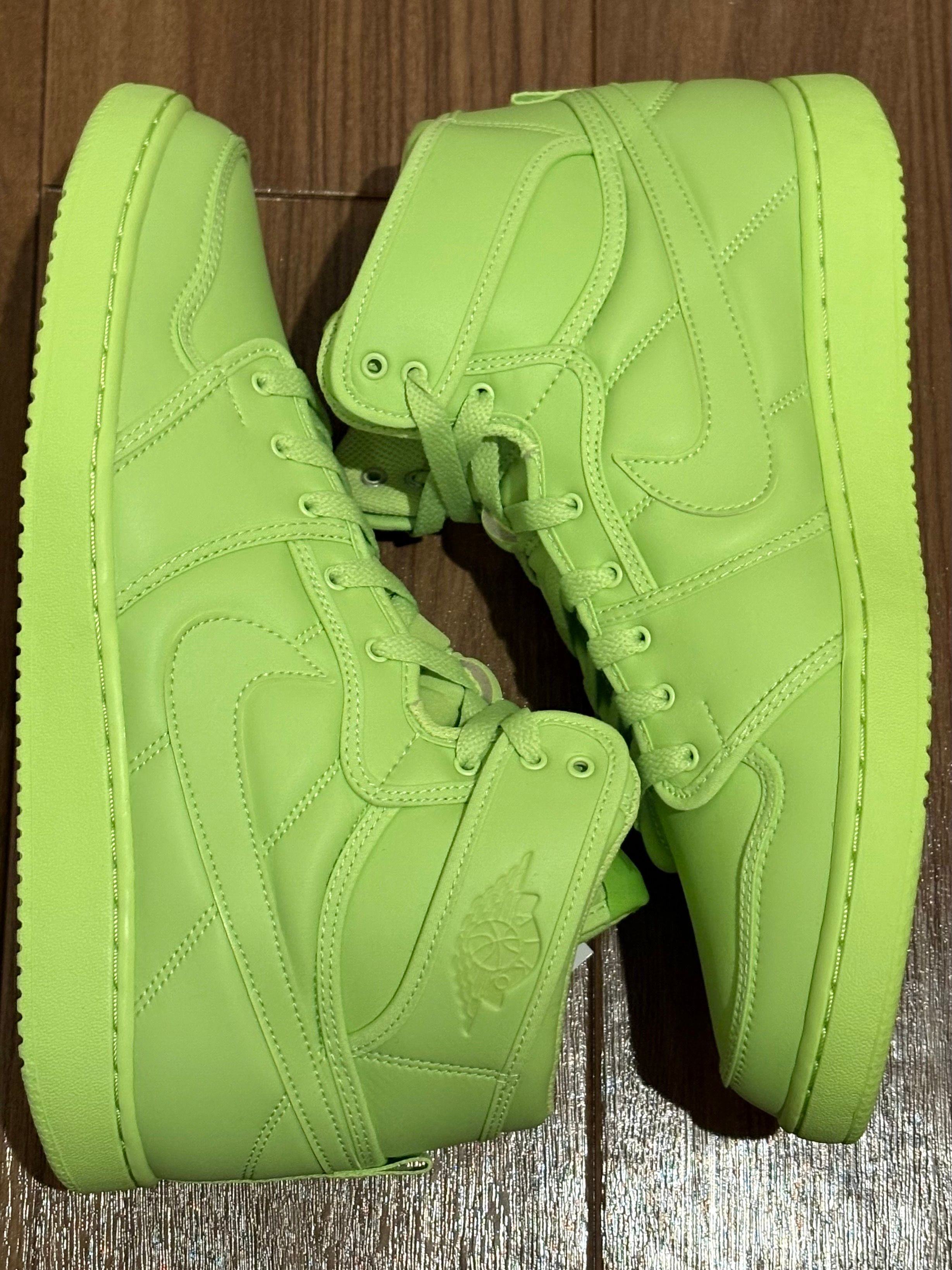 【新品】 NIKE ビリーアイリッシュ ライム エアジョーダン 1 25.5 国内9月30日発売予定】ビリー・アイリッシュ × ナイキ エアジョーダン