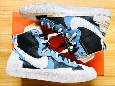 sacai × NIKE BLAZER MID "BLACK / BLUE"