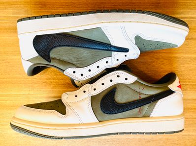 Travis Scott × Nike Air Jordan 1 Low OG SP "Reverse Olive"