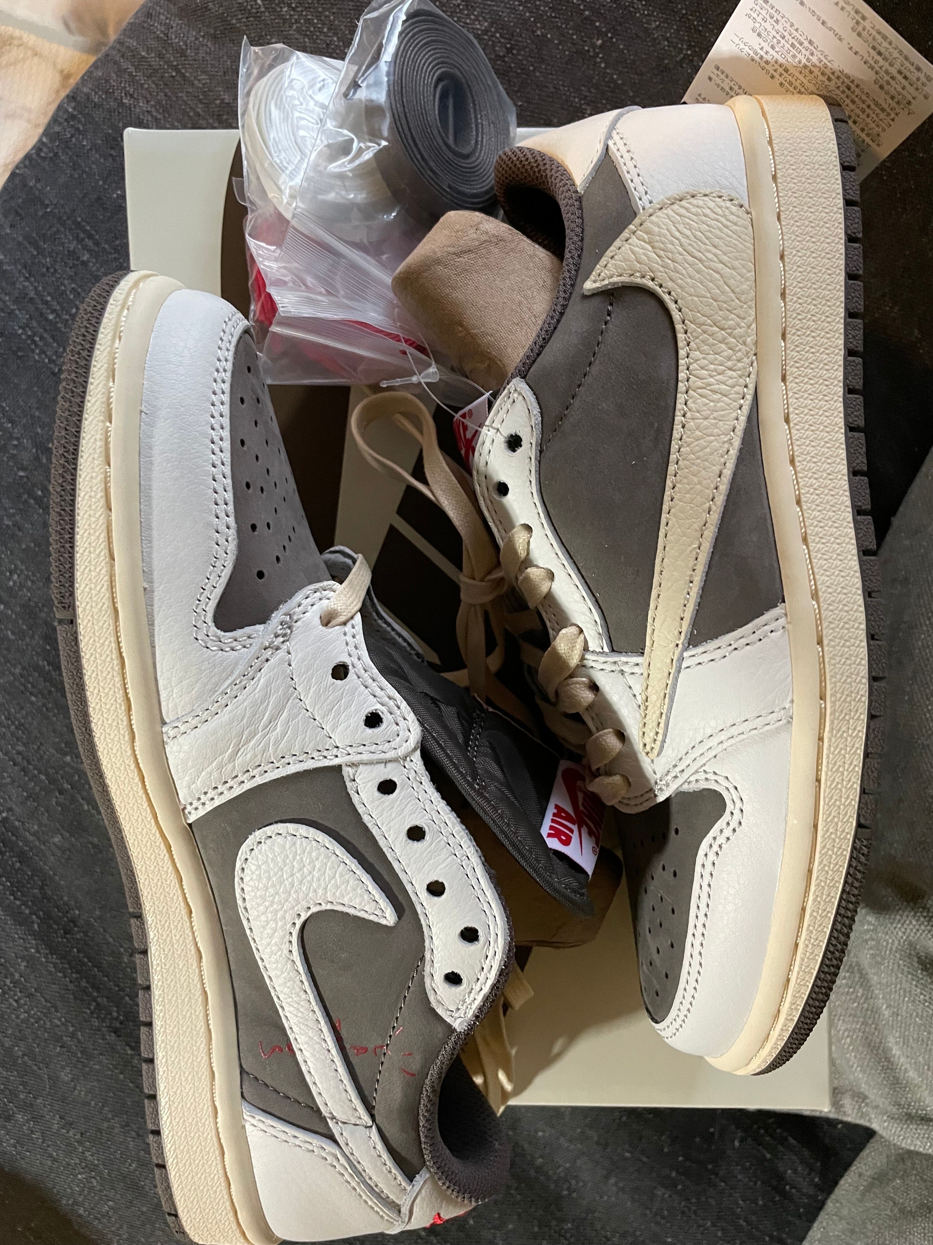Travis Scott × Nike Air Jordan 1 Low OG SP "Reverse Mocha/Sail and Ridgerock"