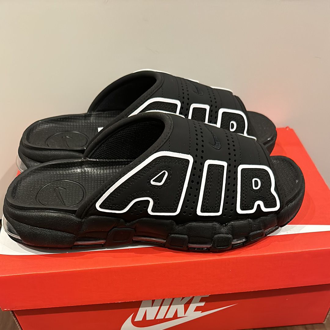 Nike Air More Uptempo Slide "Black" (DV2132-001/DV2137-001)