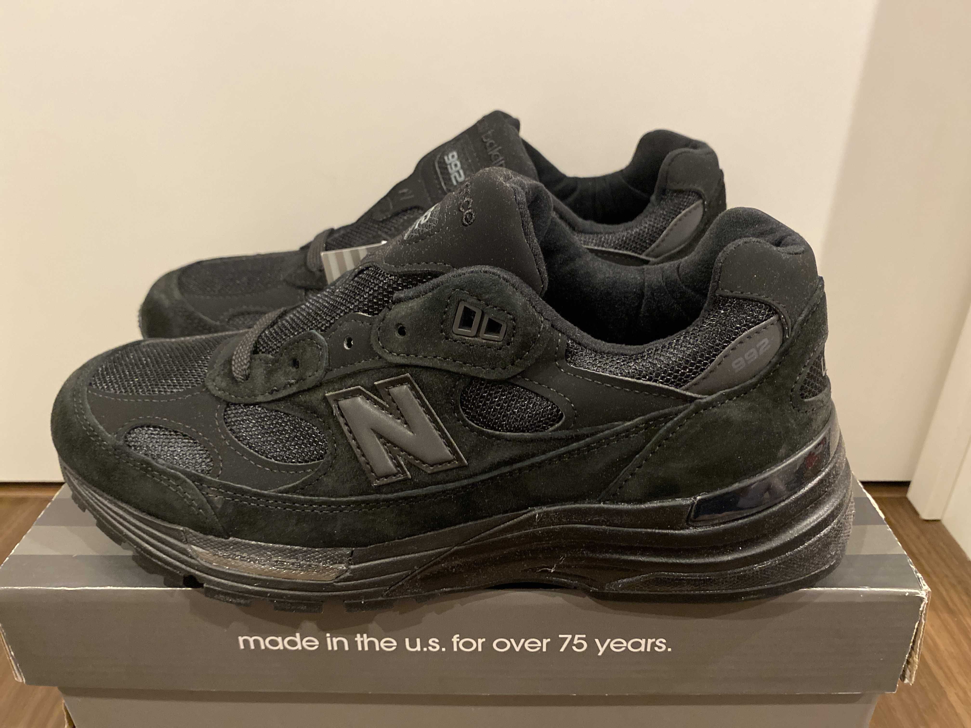 New Balance 992 "Triple Black"