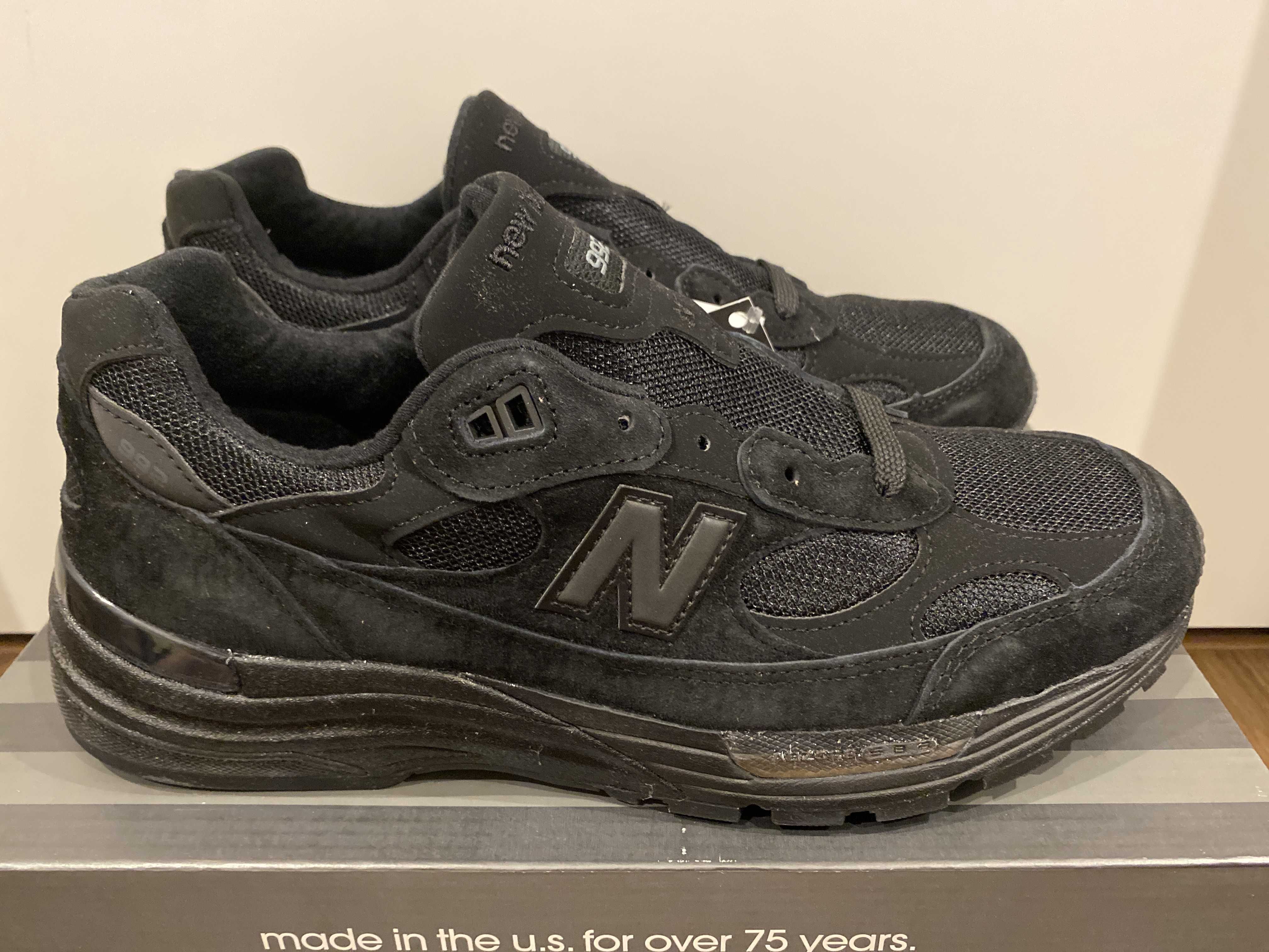 New Balance 992 "Triple Black"