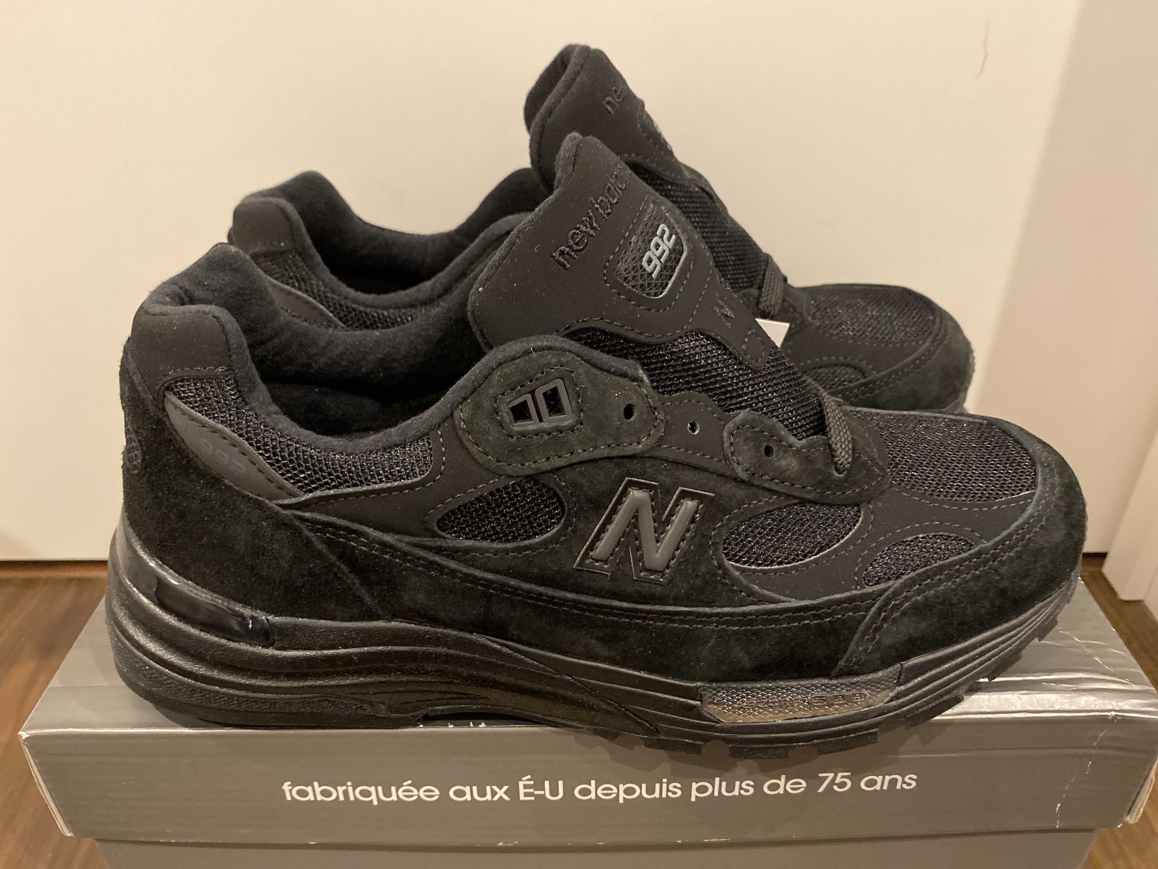 New Balance 992 "Triple Black"