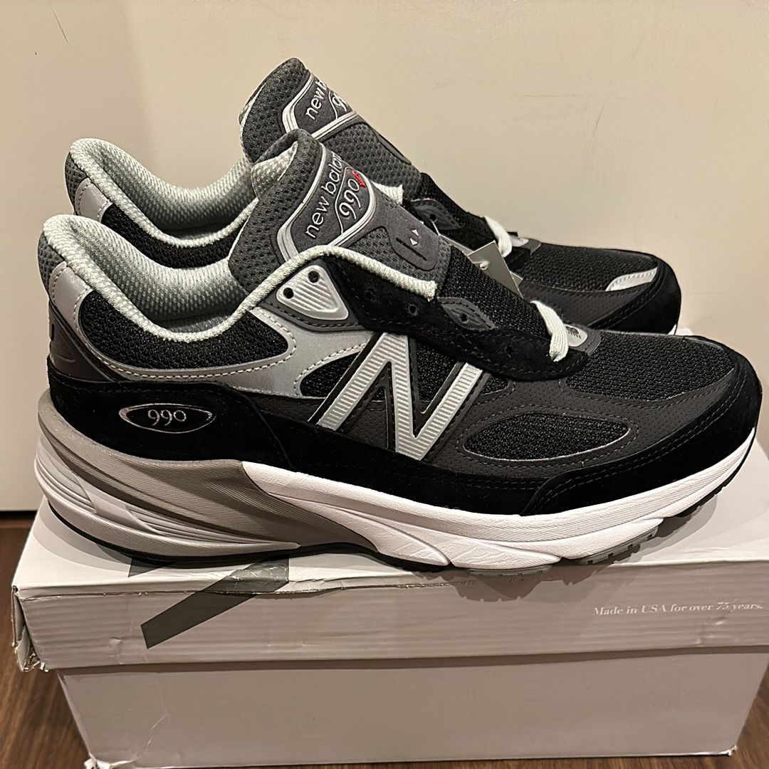New Balance 990V6 "Black" (Heel NB Logo)