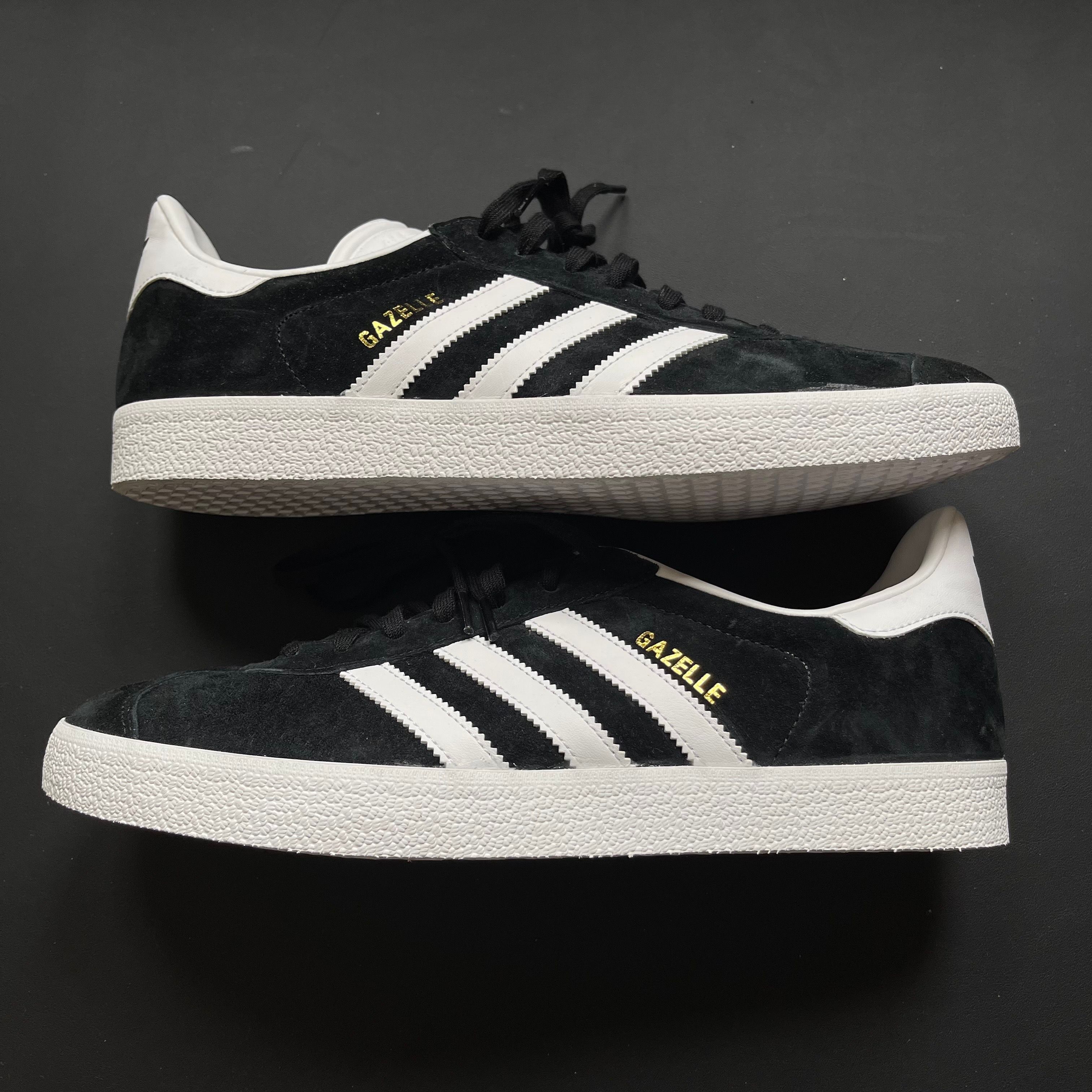 adidas Gazelle "Core Black/Cloud White/Gold"