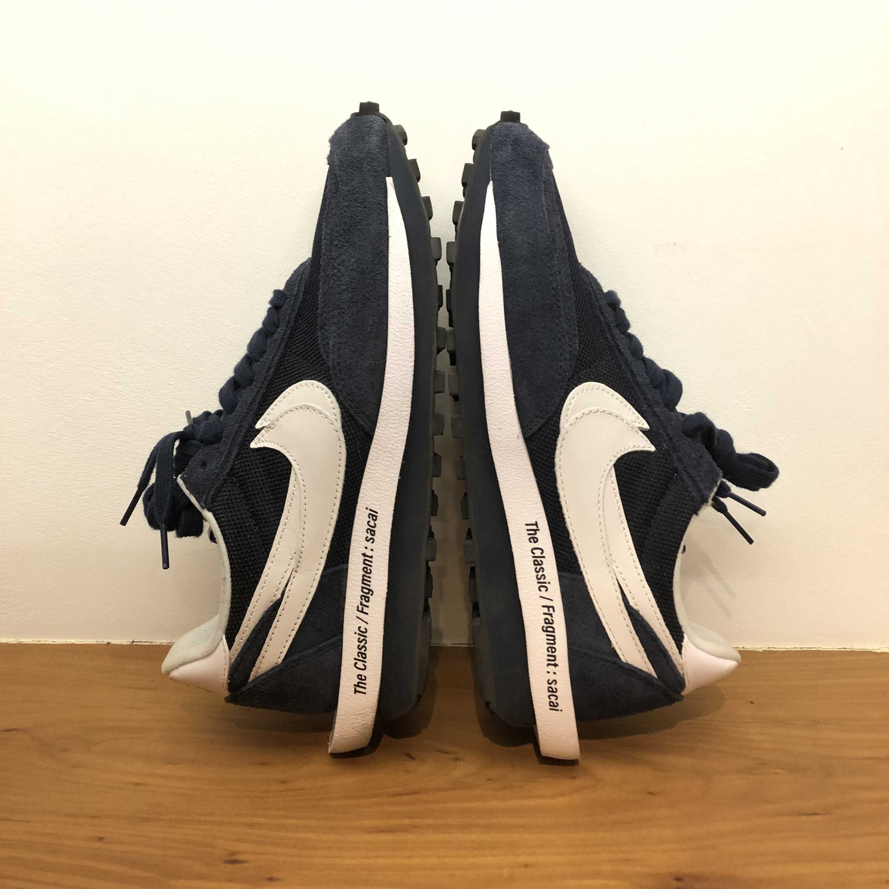 Fragment × sacai × Nike LD Waffle "Blackended Blue"