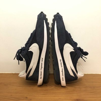 Fragment × sacai × Nike LD Waffle "Blackended Blue"