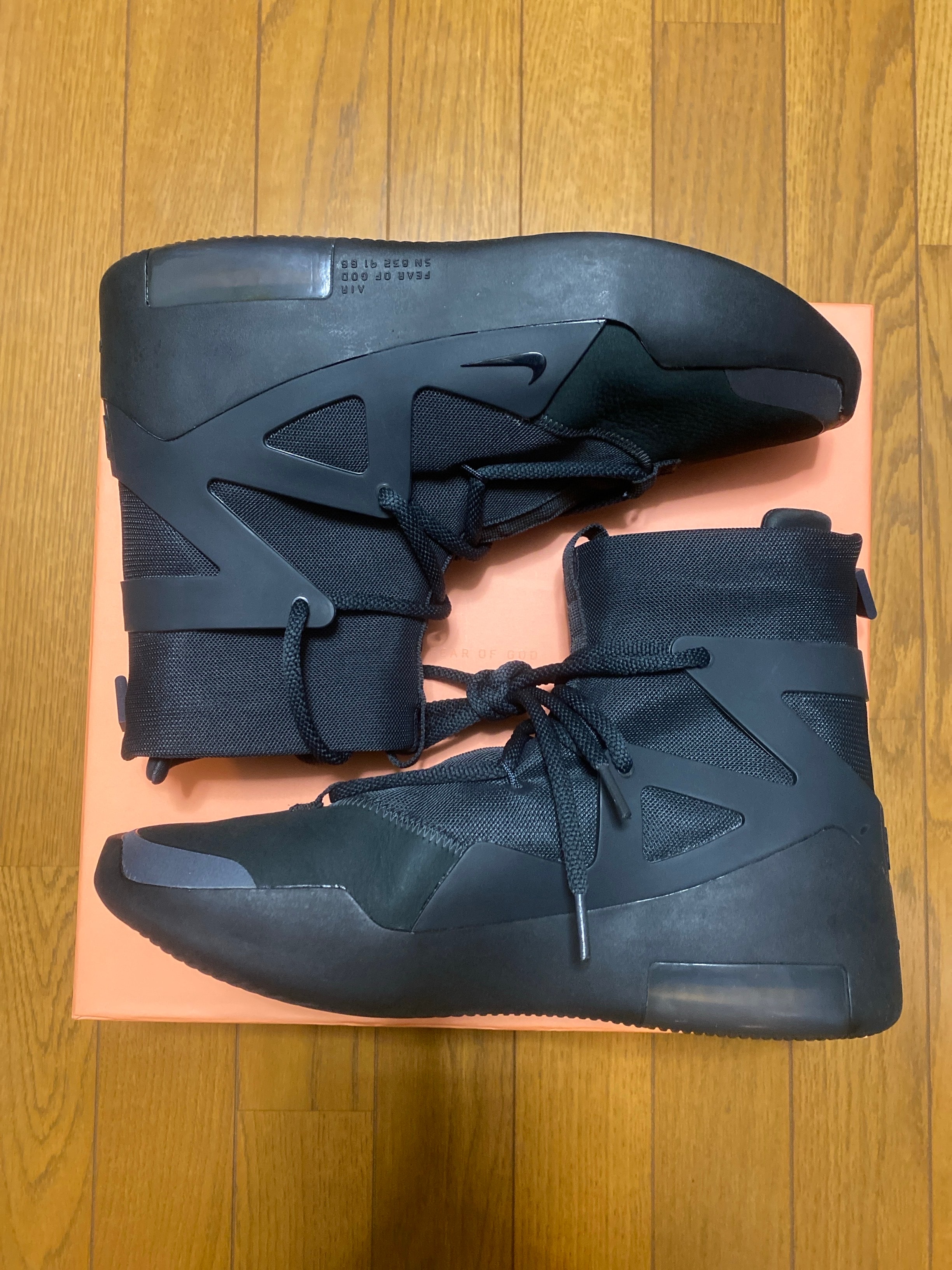 Fear Of God × Nike Air 1 "Triple Black"