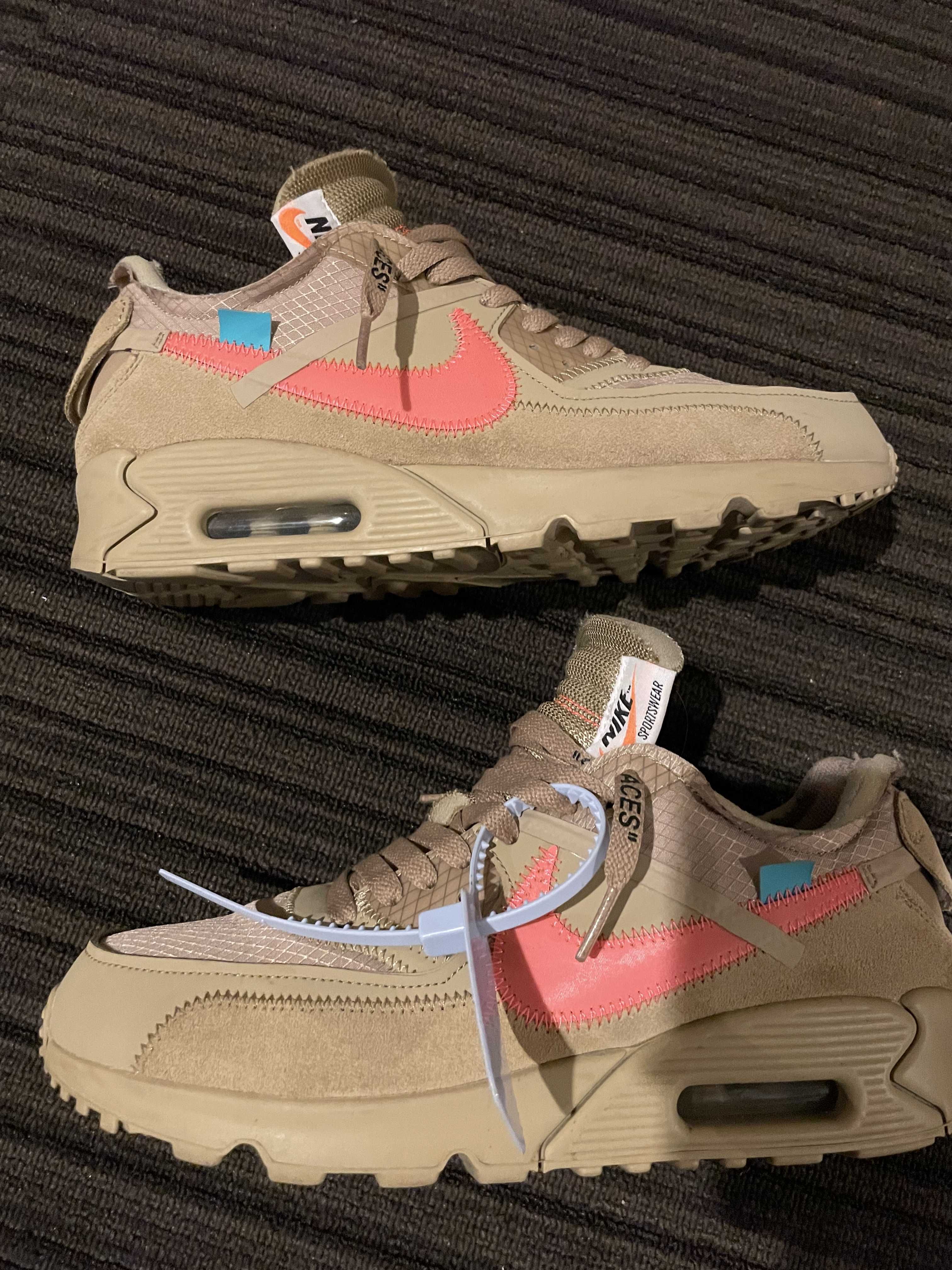Off-White × Nike Air Max 90 "Desert Ore"