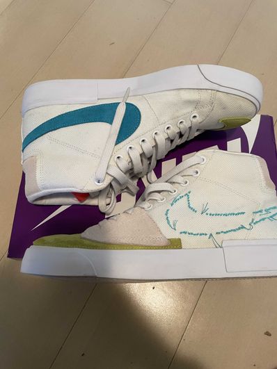 Nike SB Blazer Mid Edge "Summit White/Oracle Aqua"
