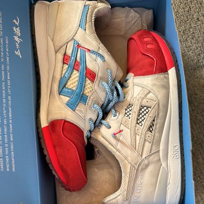 mita sneakers × Asics Gel-Lyte III 30th Anniversary "White/Red-Blue"