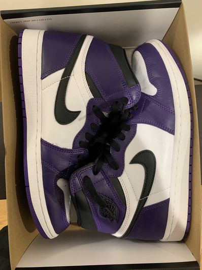 Nike Air Jordan 1 Retro High OG "Court Purple White/Black" (2020)