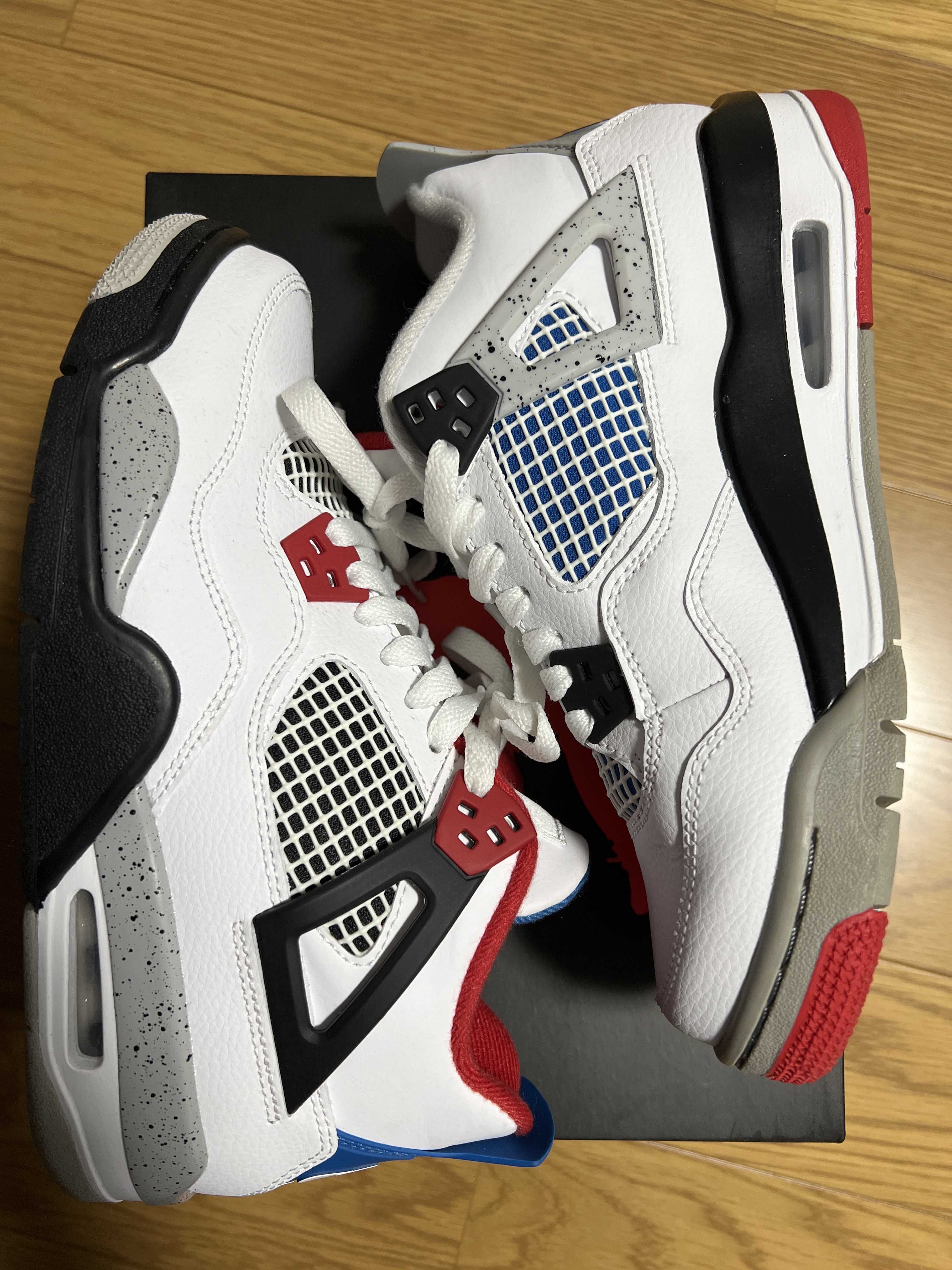 NIKE AIR JORDAN 4 GS WHAT THE 4 