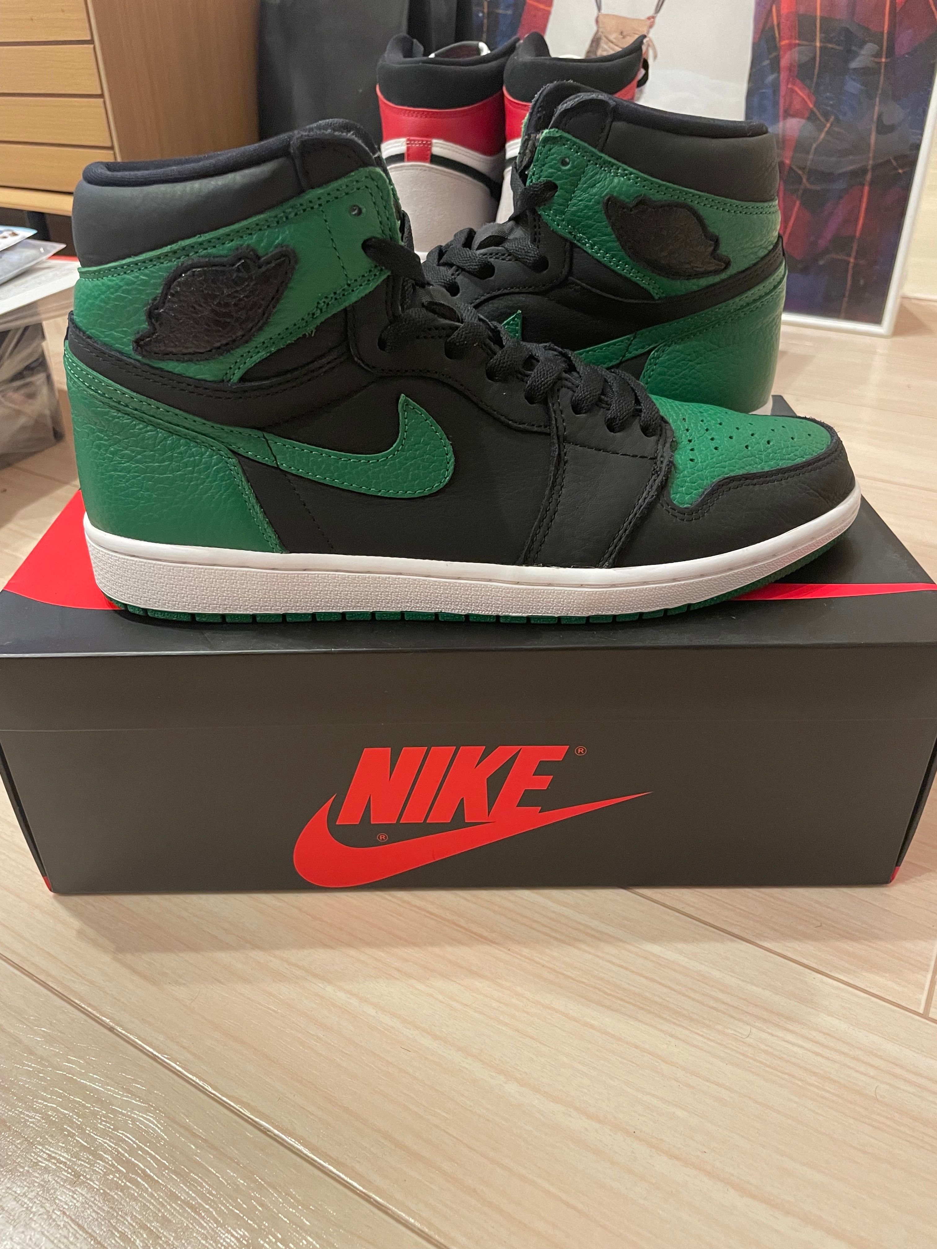 Nike Air Jordan 1 Retro High OG "Black/Pine Green" (2020)      