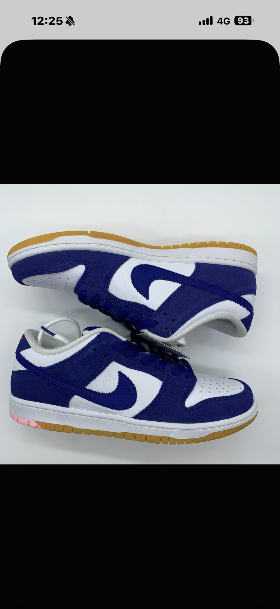 Nike SB Dunk Low "Los Angeles Dodgers/Deep Royal Blue"