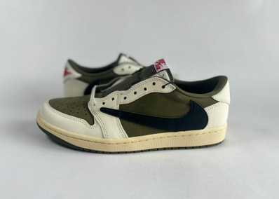 Travis Scott × Nike Air Jordan 1 Low OG SP "Reverse Olive"