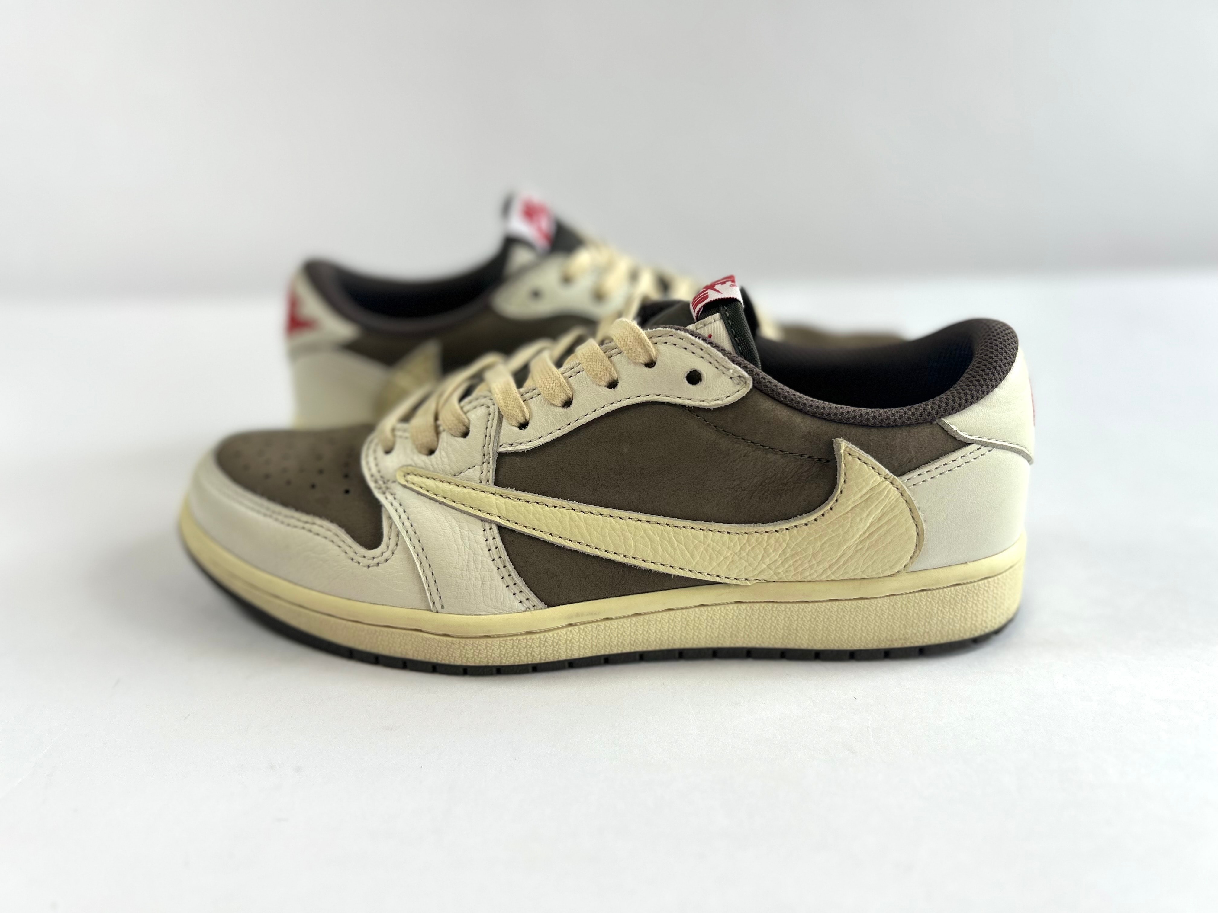 Travis Scott × Nike Air Jordan 1 Low OG SP "Reverse Mocha/Sail and Ridgerock"