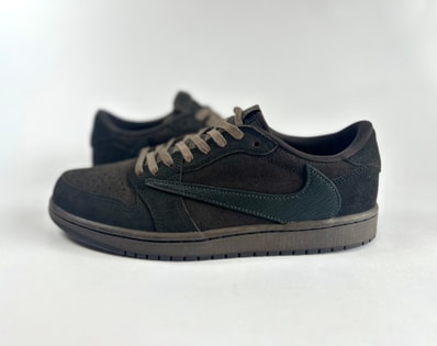 Travis Scott × Nike Air Jordan 1 Low OG SP "Velvet Brown and Dark Mocha"