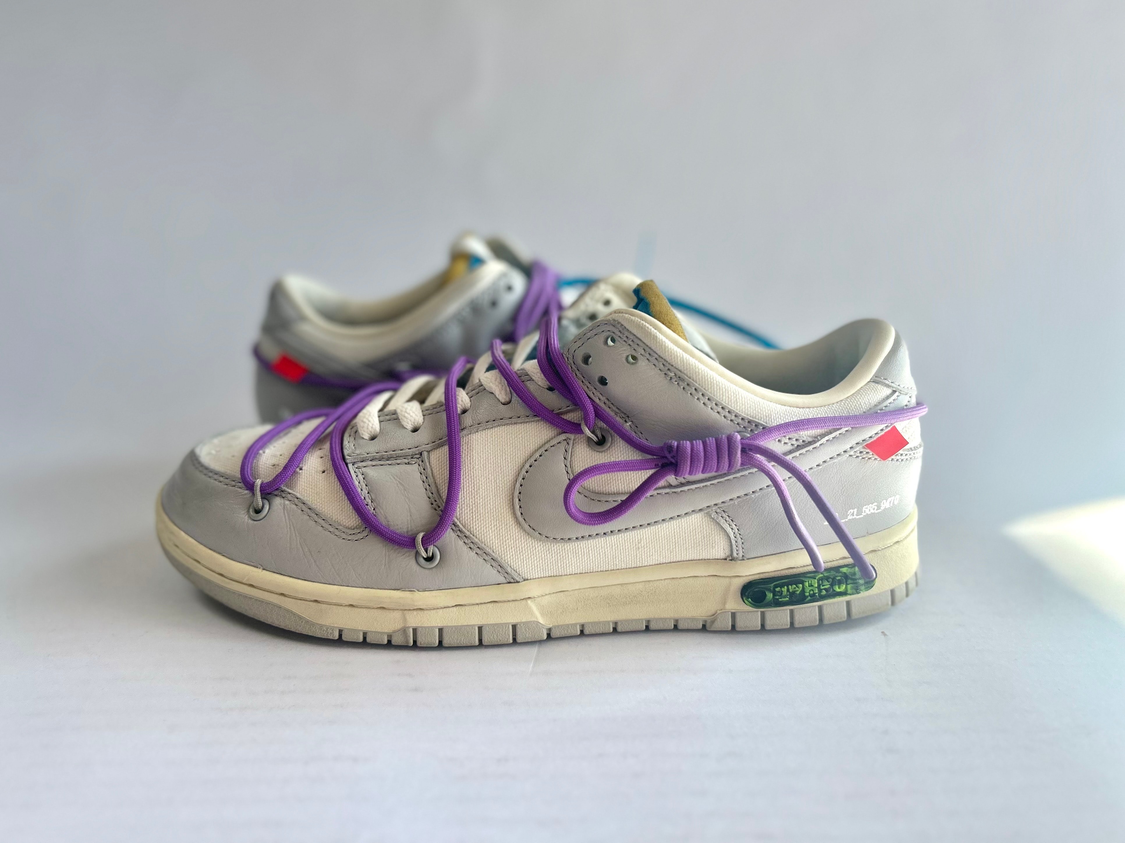 Off-White × Nike Dunk Low "Sail/Neutral Gray"