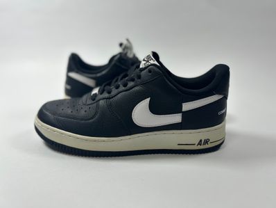 Supreme × COMME des GARCONS SHIRT × Nike Air Force 1 Low "Black/White" (2018)