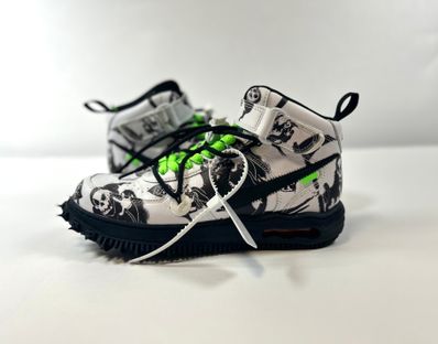 Off-White × Nike Air Force 1 Mid "Grim Reaper"