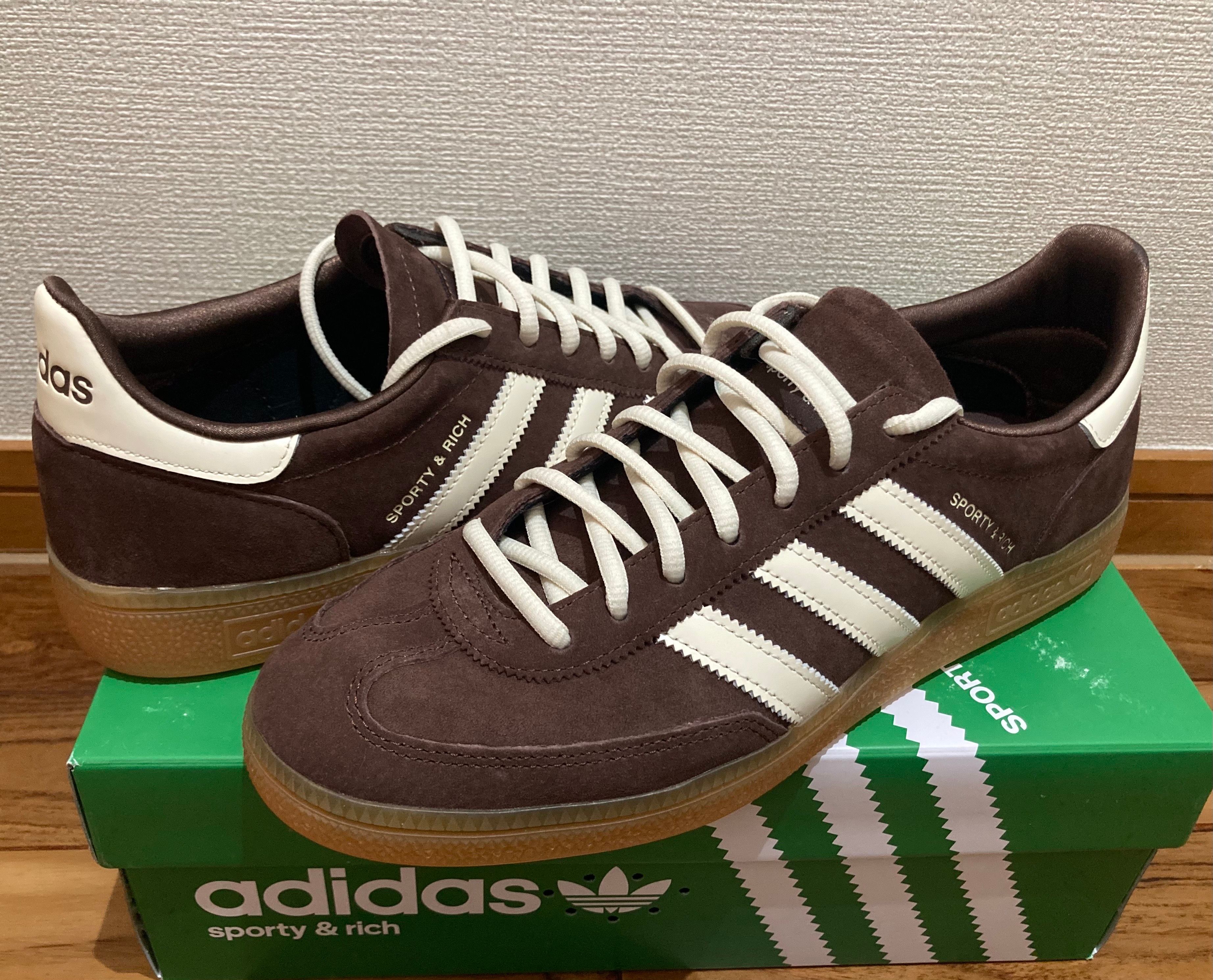 Sporty & Rich × adidas Handball Spezial "Auburn/Cream White/Gum"