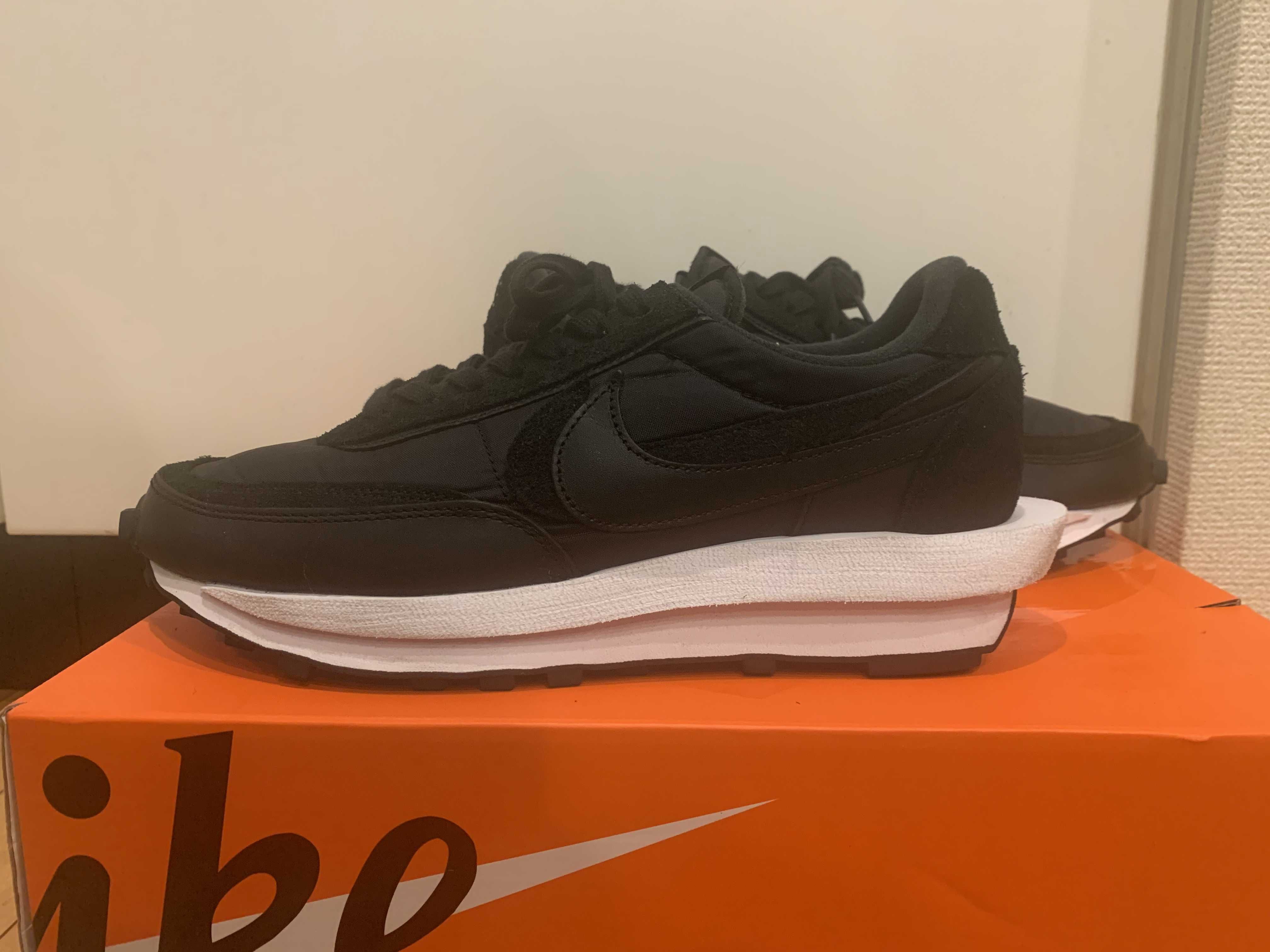 sacai × Nike LDV Waffle "Triple Black"