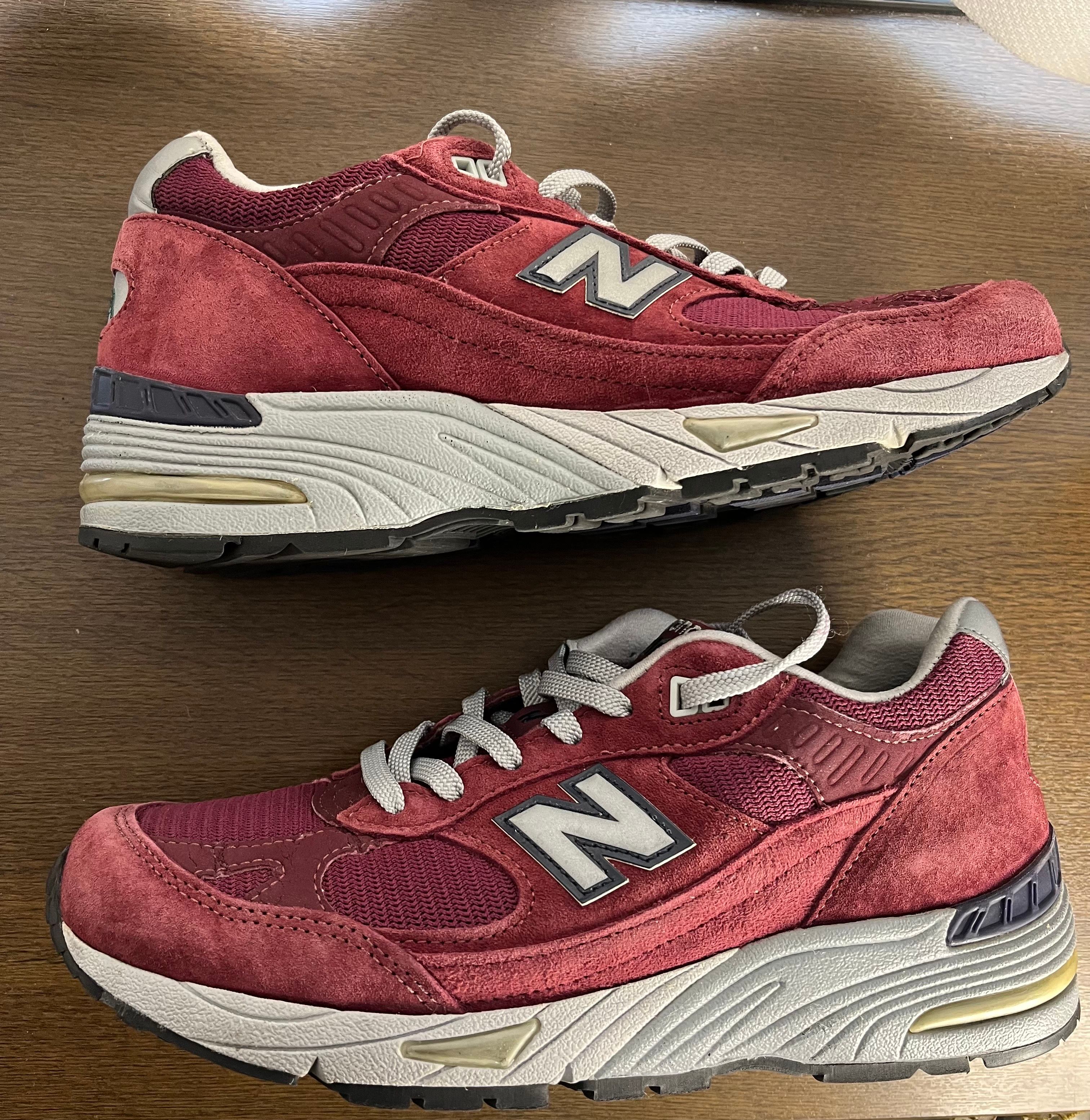 New Balance 991 Connoisseur Painters "Burgundy"