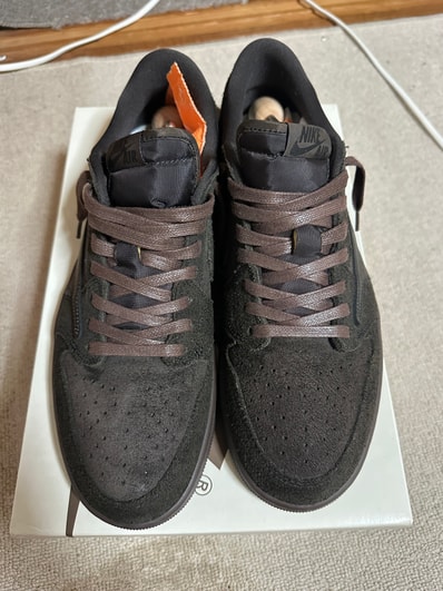 Travis Scott × Nike Air Jordan 1 Low OG SP "Velvet Brown and Dark Mocha"