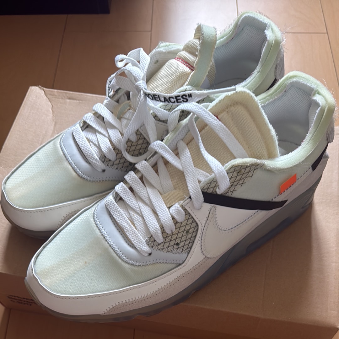 Off-White × Nike Air Max 90 "The 10/Sail"