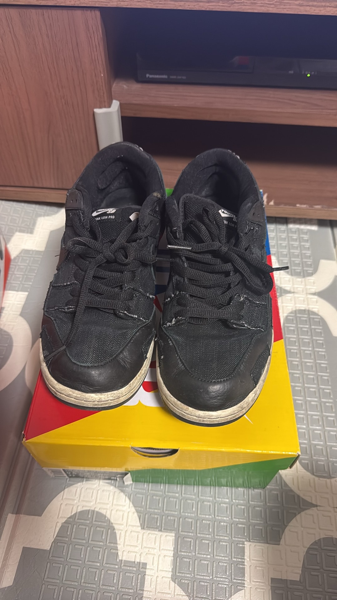 Wasted Youth × Nike SB Dunk Low "Black Denim" / VERDY