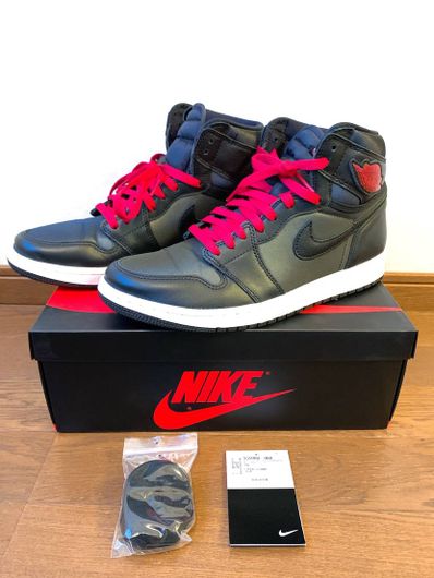 Nike Air Jordan 1 Retro High OG "Black/Metallic Silver/Gym Red"