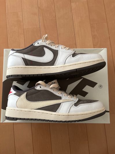 Travis Scott × Nike Air Jordan 1 Low OG SP "Reverse Mocha/Sail and Ridgerock"