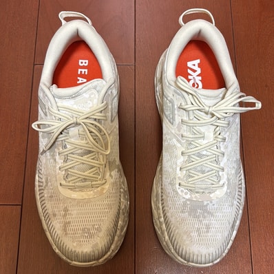 BEAMS × Hoka Bondi 7 Camo "Turtledove/Tidal Foam"