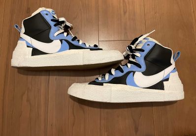 sacai × NIKE BLAZER MID "BLACK / BLUE"