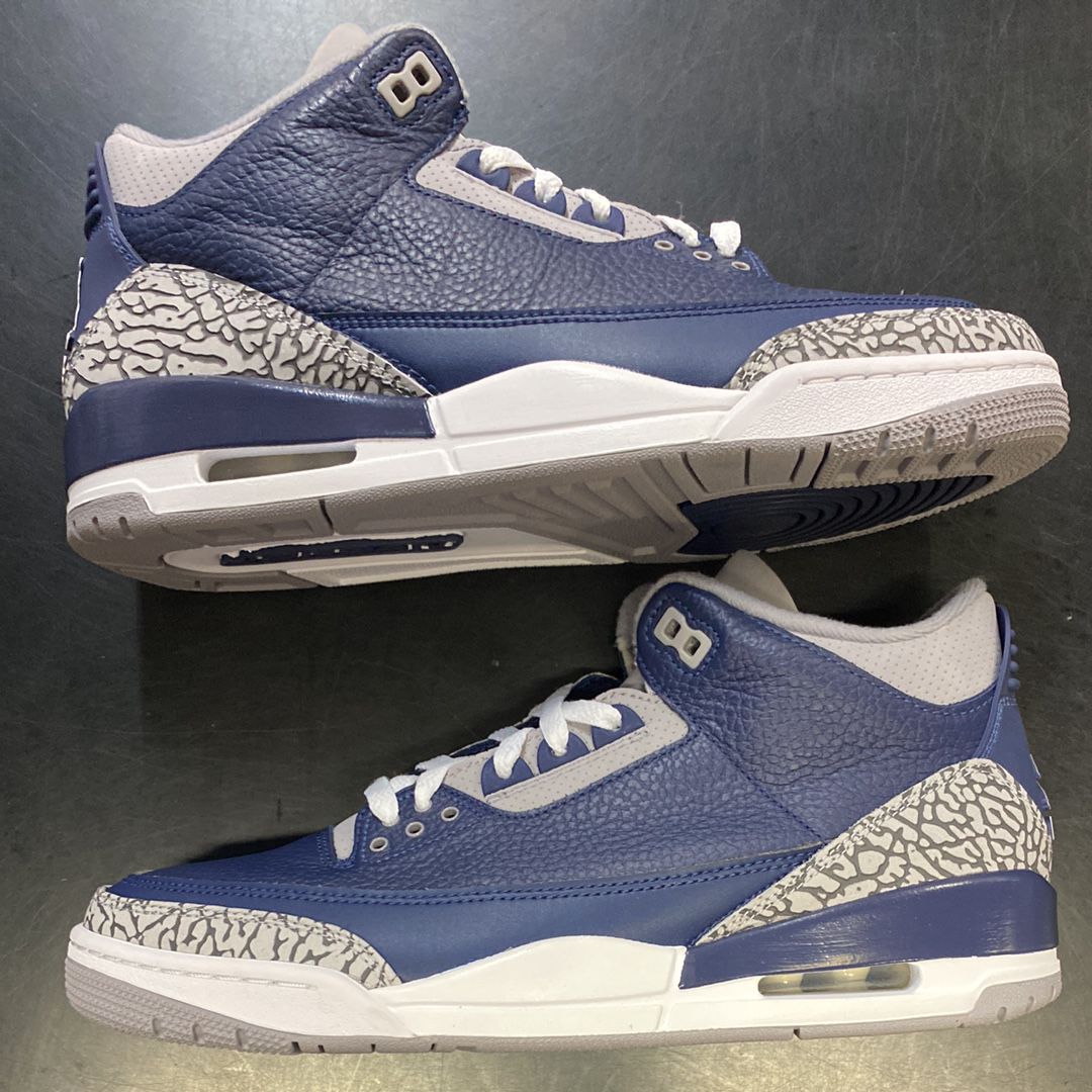 NIKE AIR JORDAN 3 MID NIGHT NAVY 29cm 中古 Jordan 3 Retro Midnight Navy for Sale - Authenticity