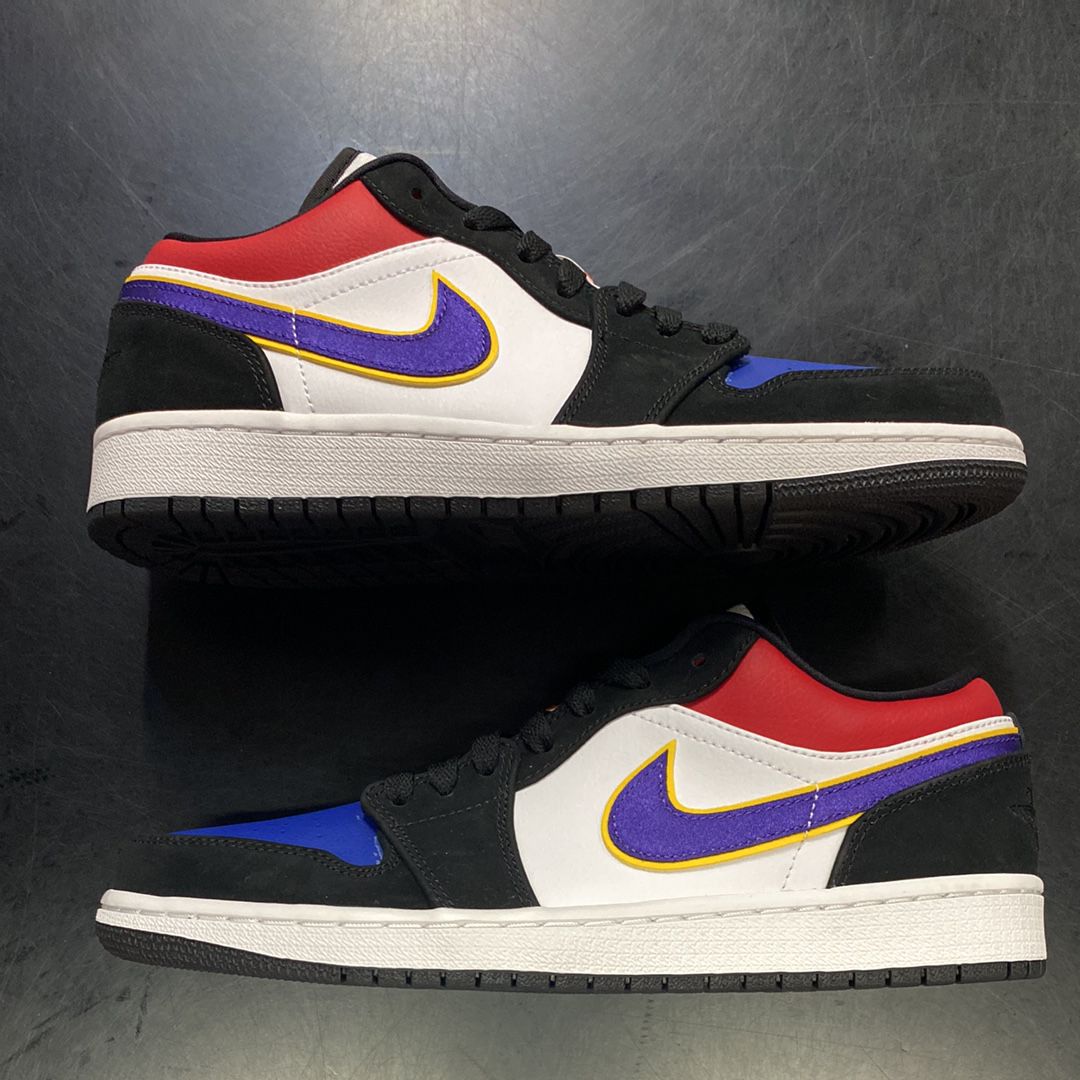 NIKE AIR JORDAN 1 LOW "LAKERS TOP 3"